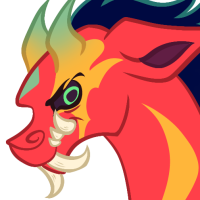 Old red oni