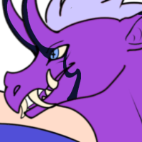 Old purple oni