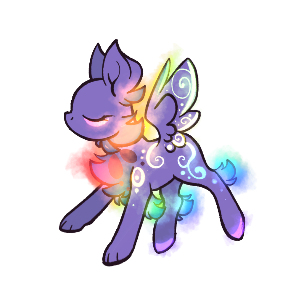 Night Glow Style: Rainbow