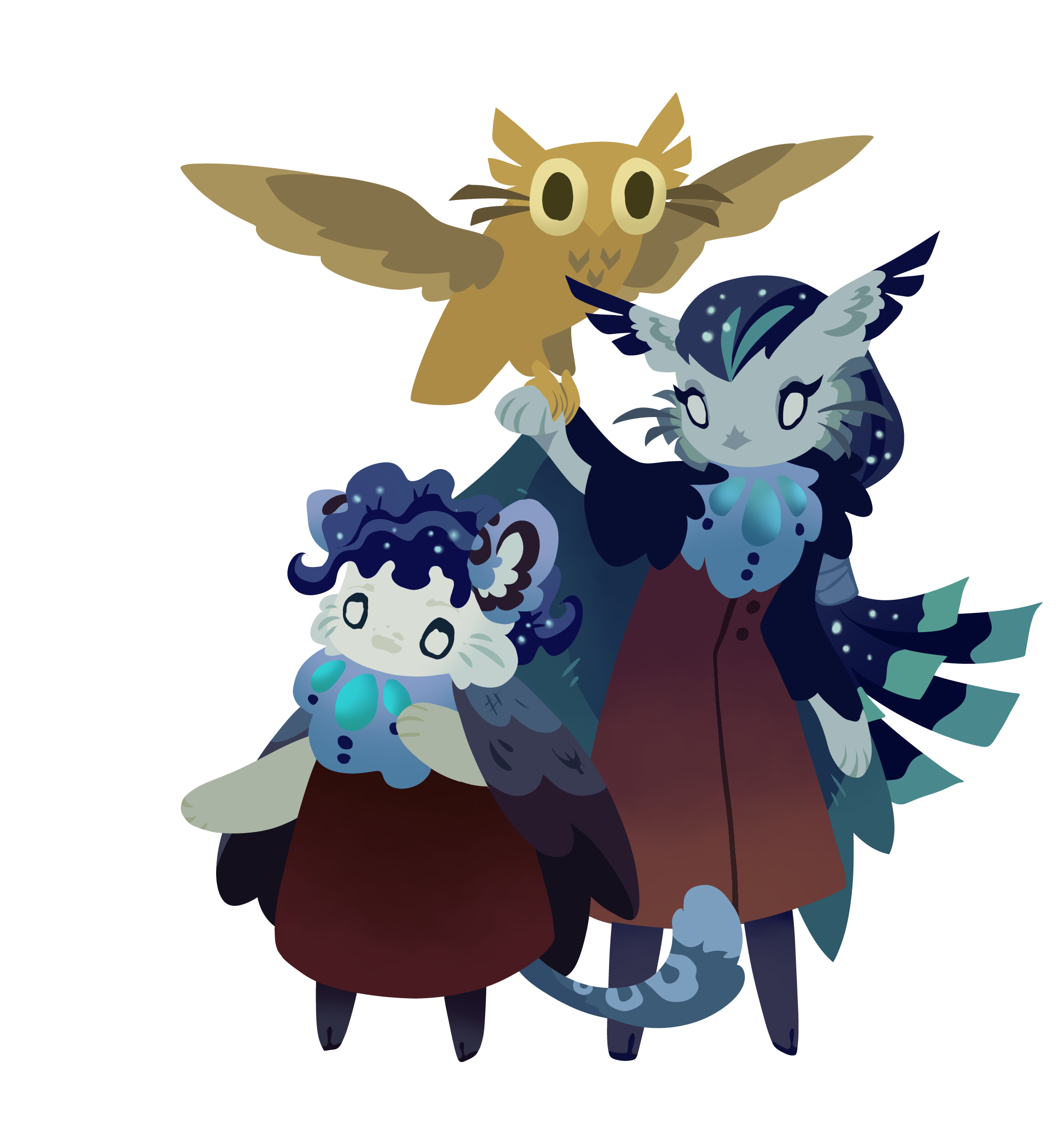 Raven and Noctet