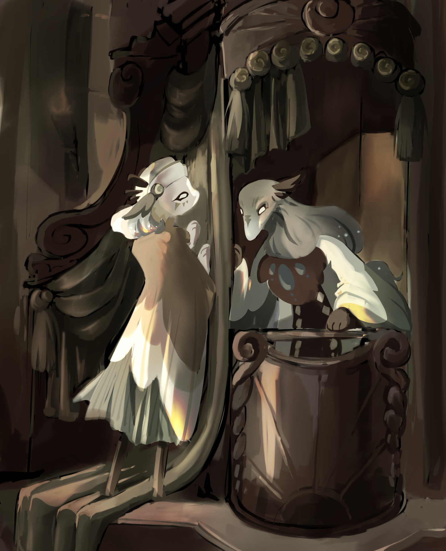 Flashbacks are always in sepia or greyscale