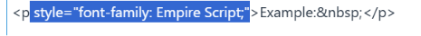 Empire Script text editor img